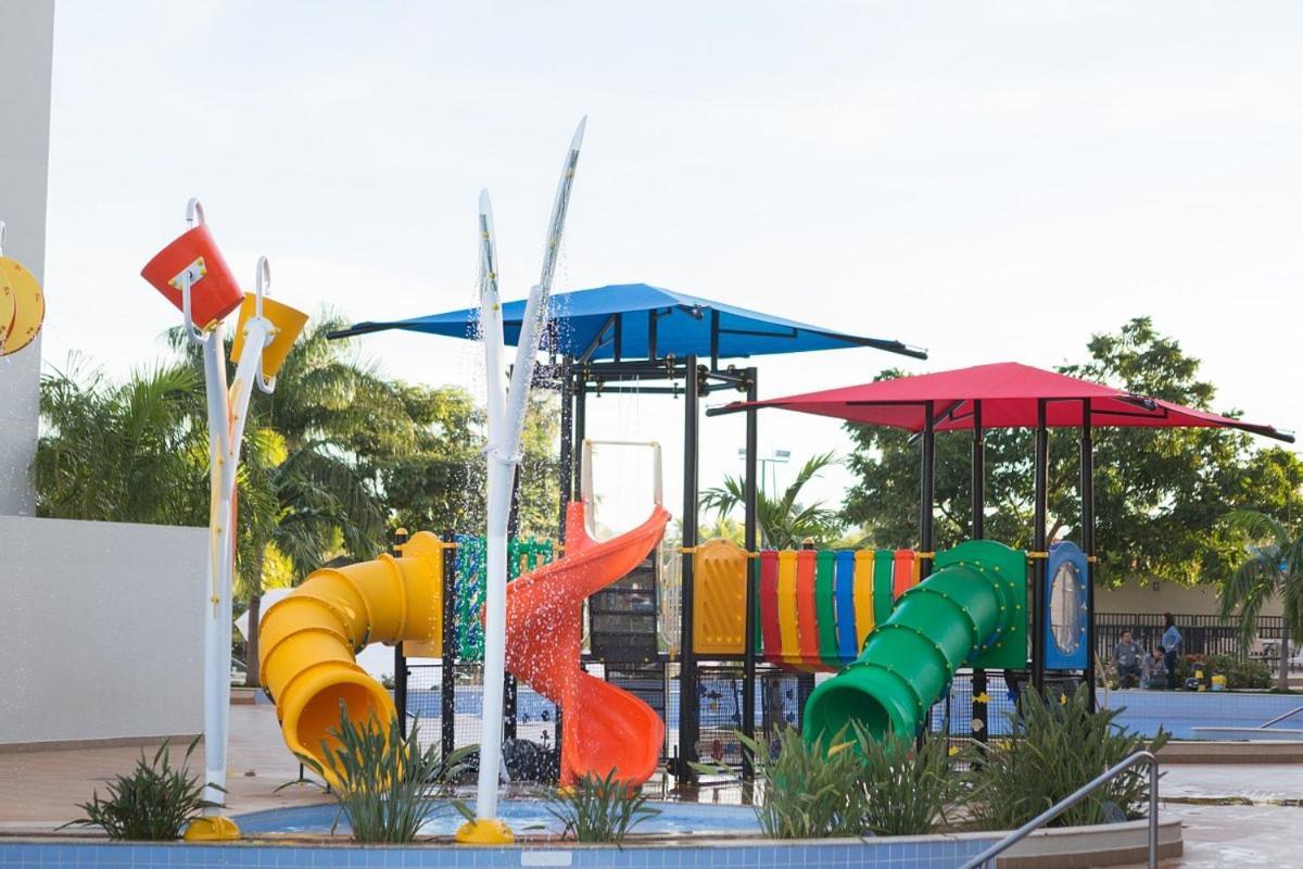 Nautico Flat Com Acesso Ao Clube Nautico Praia- Caldas Novas Exterior photo