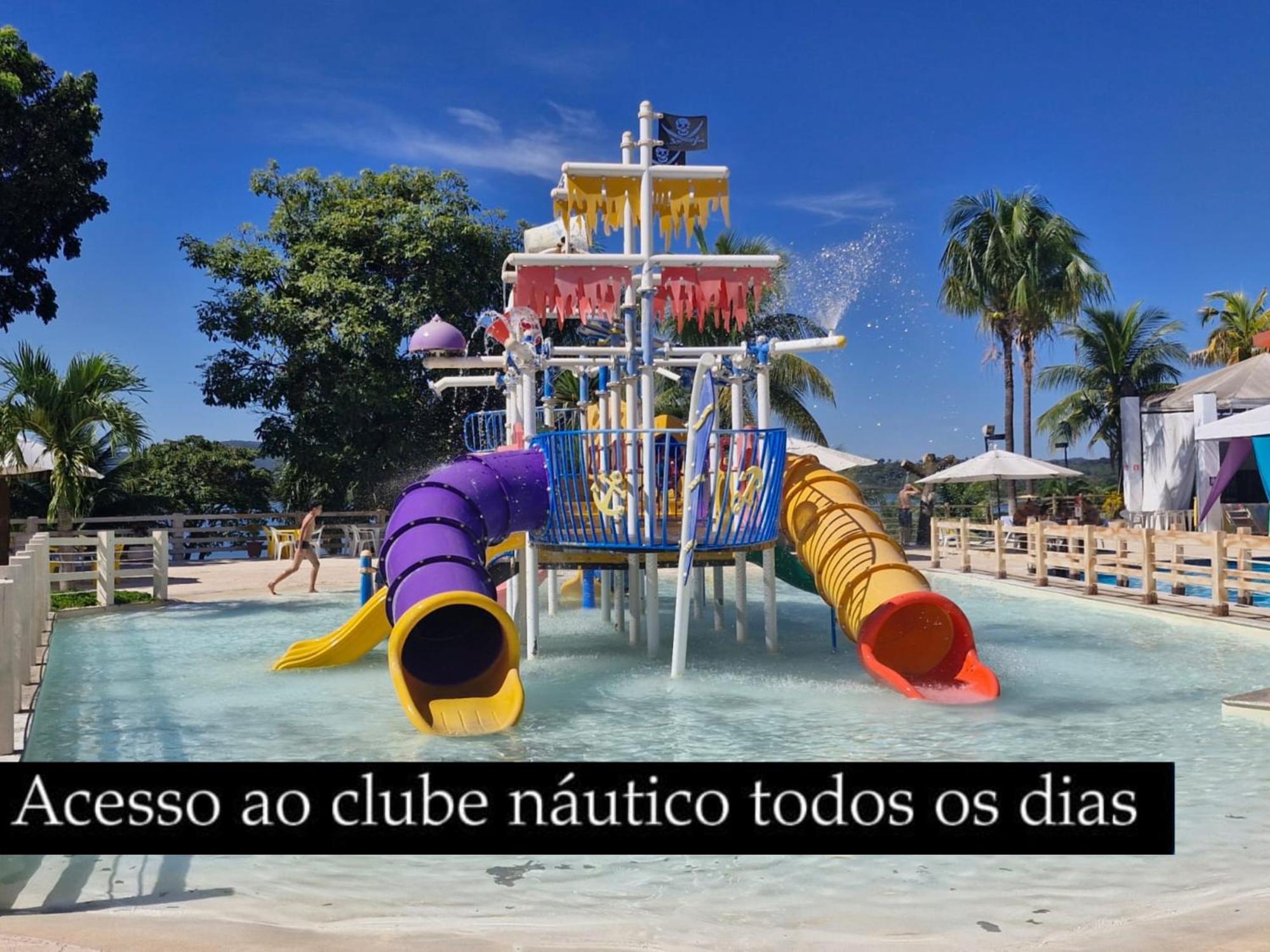 Nautico Flat Com Acesso Ao Clube Nautico Praia- Caldas Novas Exterior photo